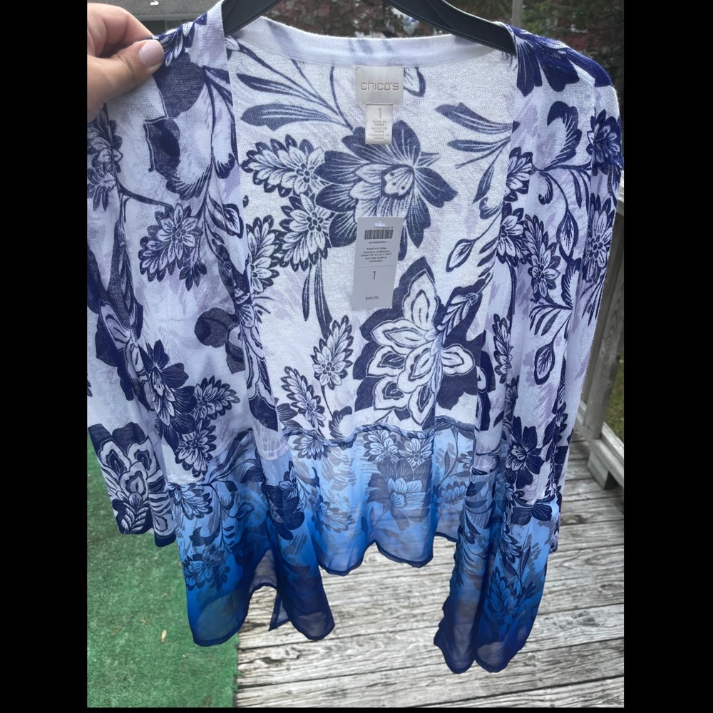 Gorgeous! Brand new with tags! Chicos floral sweater